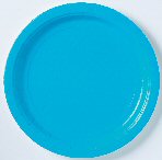 Caribbean blue Plain Colour Tableware