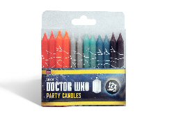 Doctor Who party candles, packet of 12