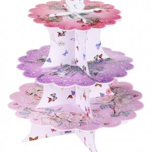 Flower Fairies party cake stand