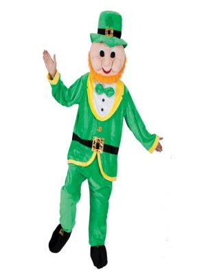 Mascot Lucky Leprechaun St Patricks day