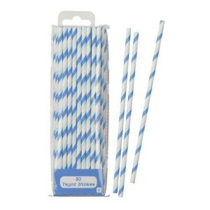 Blue Mix and Match Drinking Straws