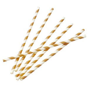 Mix and Match Gold Straws