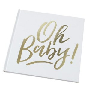 Oh Baby Gold Foiled Oh Baby! Guest Book