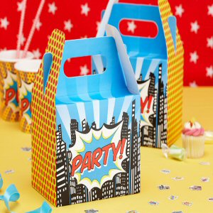 Pop Art Superhero Party Boxes
