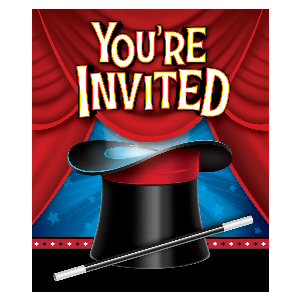 Magic Party Supplies Party Invitations