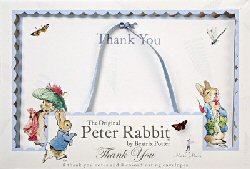 Peter Rabbit party thank you's