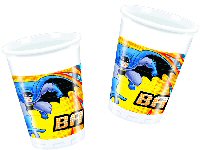 Batman Superhero party cups 200ml