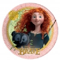 The Brave party supplies plates