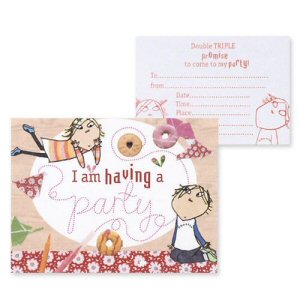 Charlie and lola party invites