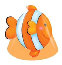 Clown Fish party hat