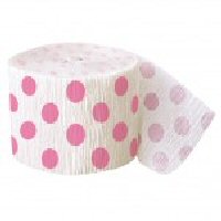 Dotty Spotty party supplies crepe