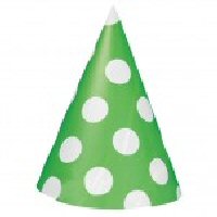 Dotty Spotty party supplies hats