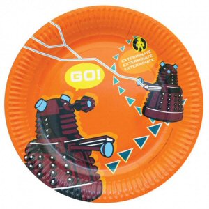 Doctor Who Dalek Party Plates