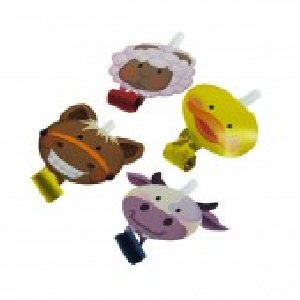 Farmyard party blowouts assorted