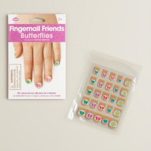 Fingernail Friends, Butterflies Nail Art