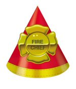 Fire cone party hats