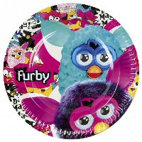 Furbies Paper Party plates