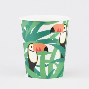 Tropical Toucan party supplies party cups