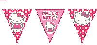 Hello Kitty Party banner bunting GP