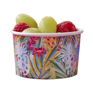 Hot Summer Iridescent Pineapple Treat Ice Cream Tubs