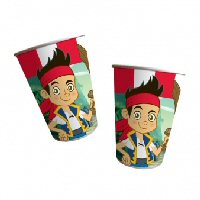 Jake and the Neverlands Paper Cups 200ml
