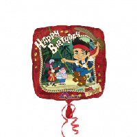 Jake and the Neverlands Pirates Happy Birthday Foil Balloon