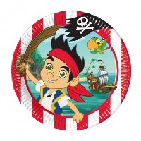Jake and the Neverlands Pirates Paper Plate 23cm