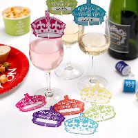 Keep Calm and Party Place Card for Glasses