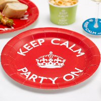 Keep Calm and Party Paper Plates