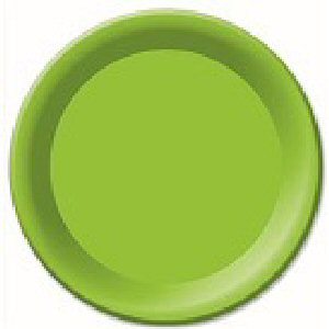 Lime Colured party plates 23cm