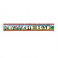 Mickey Mouse Clubhouse Happy Birthday Foil Banner 4.5m