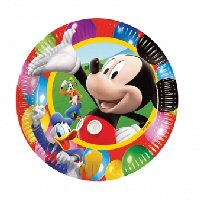 Mickey Mouse party time plates am