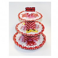 Minnie Mouse 3 Tier Cake Stand 30cm h (base 30cm)