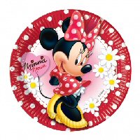 Minnie Mouse party Daisies plates am