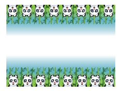 Panda plastic tablecover