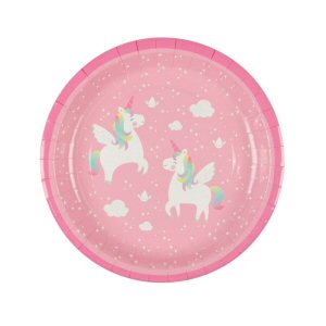 Sass and Belle Unicorn party plates