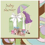 Parenthood baby shower party napkins