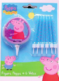 Peppa Pig Party mini candles