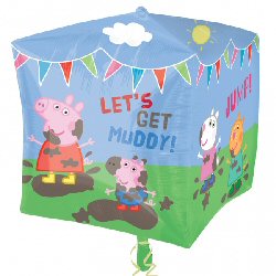 Peppa Pig and Friends Cubez foil balloon 