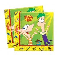 Phineas and Ferb Paper napkins