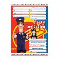 Postman Pat party invites