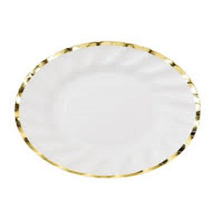 Talking Tables Party Porcelain Gold Small Paper Plates