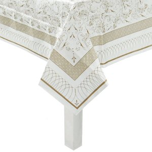 Talking Tables Party Porcelain Gold Table Cover