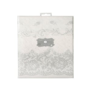 Silver Talking Tables Party Porcelain Table Cover