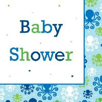 Preppy Boy baby shower party napkins