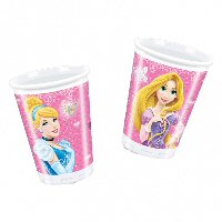 Princess Glamour Plastic Cups 200ml