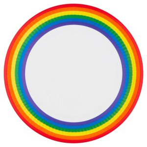 Rainbow Plate 8 Pack
