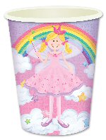 Rainbow Princess party cups