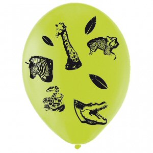 Safari Party (Apple Green, Orange & Green) Latex Balloons