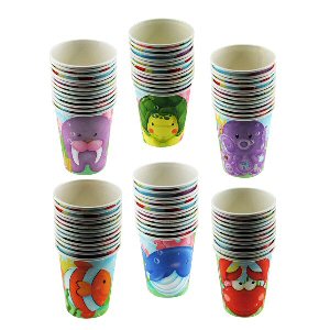 Sealife party supplies cups assorted pack of 12